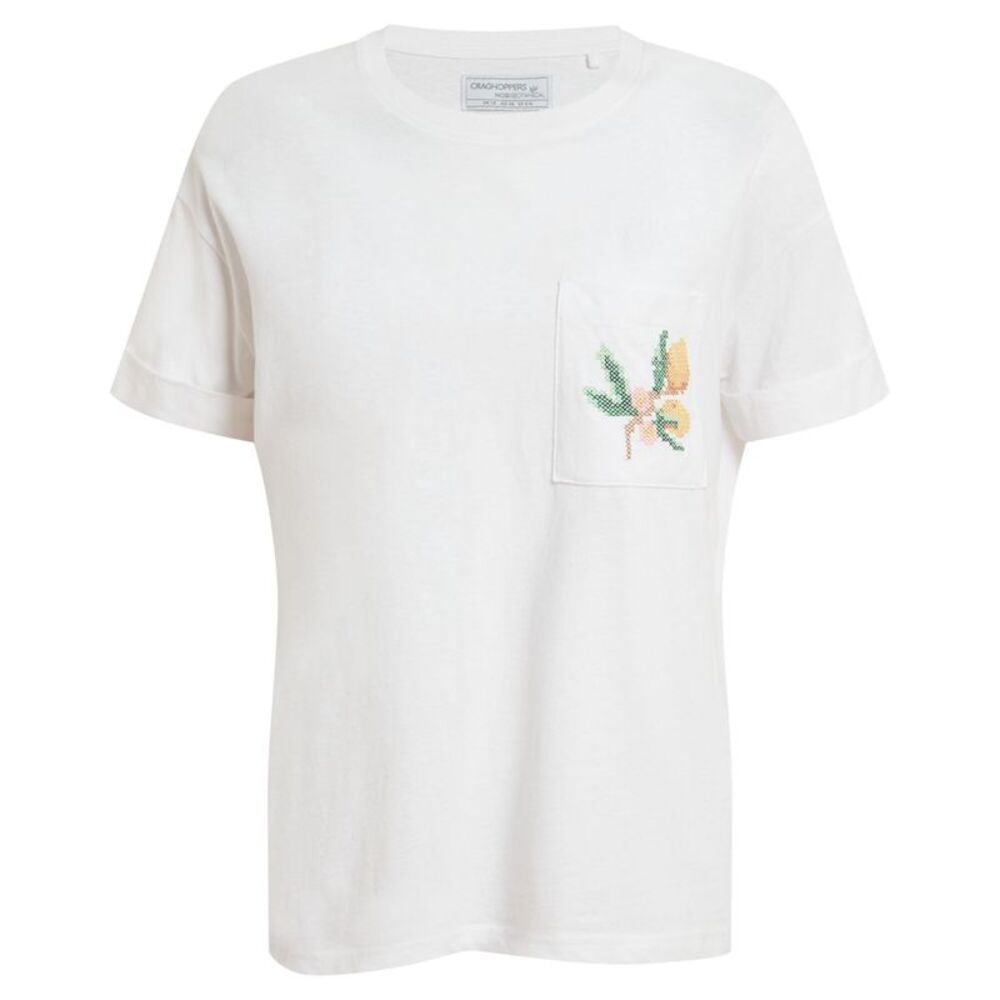 Craghoppers Womens/Ladies Citrus T-Shirt / White
